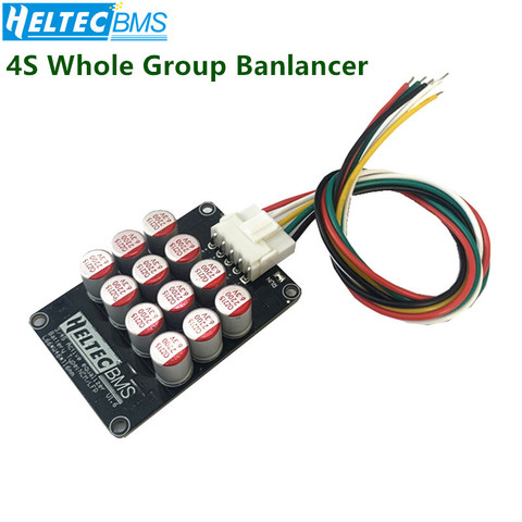 Whole Group Balancer  3S 4S 5A Active Balancer Lifepo4 Lithium Lipo Battery Energy Active Equalizer Fit Capacitor Silicone cable ► Photo 1/6