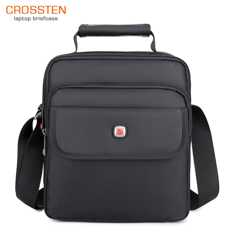 Crossten Swiss Multifunctional Men's Bag Totes Handbag Waterproof  Oxford Men Messenger Bags 10