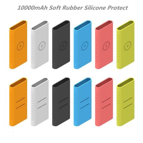 New Silicone Protector Case For xiao mi powerbank 10000mAh PLM11ZM Wireless Powerbank Accessories Case WPB15ZM and PLM13ZM Case ► Photo 1/6