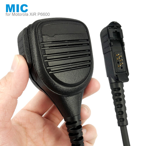 Speaker Mic Micphone for Motorola XiR P6600 P6620 DP2400 MTP3000 MTP3250 DEP550 DP2400 MTP3550 MTP3100 MTP3150 Walkie Talkie ► Photo 1/6