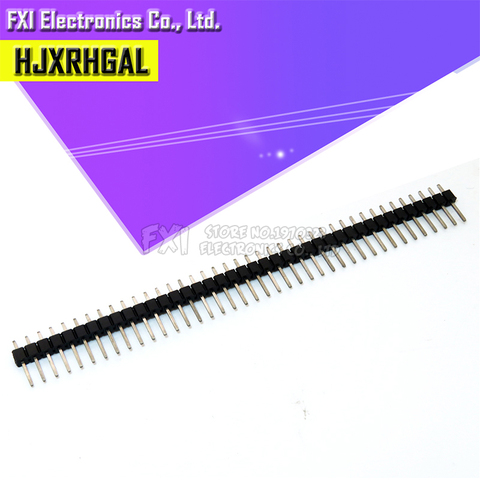 20pcs 40 Pin 1x40 Single Row Male Breakable Pin Header Connector Strip 2.54mm ► Photo 1/2