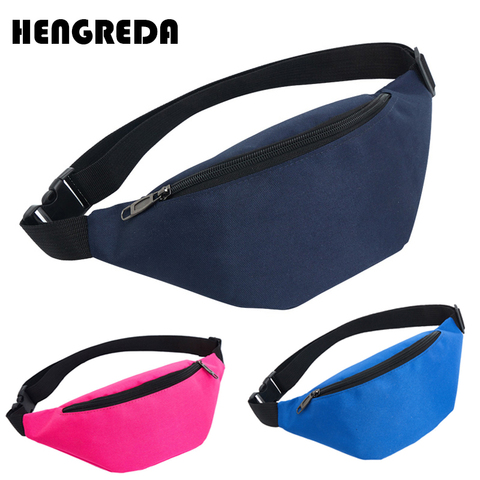 Women Fanny Pack 2022 Waist Bag Men Oxford Bum Bag Hengreda Lightweight Hip Bag Sling Bag with 3 Zipper Pockets for Travel ► Photo 1/6