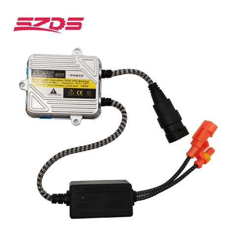 1pcs Hid Xenon Ballast 55W 12V Block Ignition Electronic Ballast 55w Digital Slim Hid Ballast For HID kit Xenon H7 H4 H1 H3 H11 ► Photo 1/6