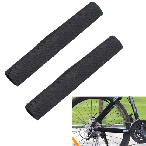 2pcs  Black Bicycle Chain Protector Cycling Frame Chain Stay Posted Protector MTB Bike Chain Care Guard Cover ► Photo 1/6