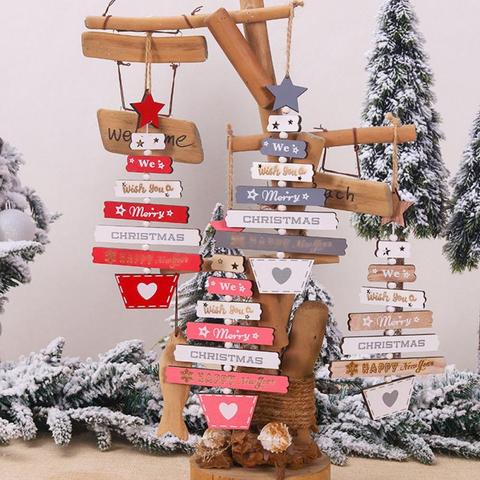 Christmas Wooden Crafts For Christmas Tree Hanging Ornaments Decor
