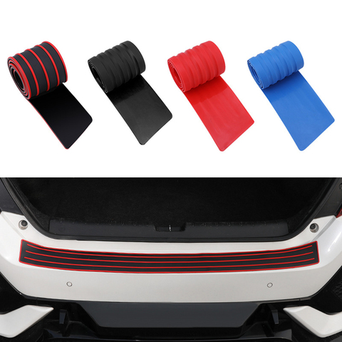 Universal Car Trunk Door Guard Strips Sill Plate Protector Rear Bumper Guard Rubber Mouldings Pad Trim Cover Strip Car Styling ► Photo 1/6