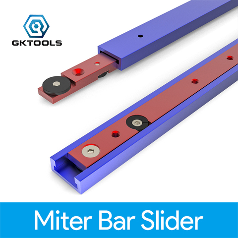 Durable T Tracks Hardware Red Woodworking T Slot Slider Practical Pusher Modification Metal Miter Tool Bar Limit ► Photo 1/1