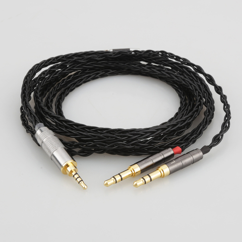 Audiocrast 8 Cores Headphone Earphone Cable For Denon AH-D600 D7100 Hifiman Sundara Ananda HE1000se HE6se he400 ► Photo 1/6