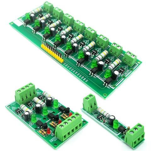 1 3 8 Bit AC 220V Optocoupler Isolation Module Voltage Detect Board Adaptive 3-5V For PLC Isolamento Fotoaccoppiatore Module ► Photo 1/4