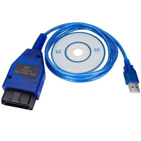 VAG409 VAG-COM_KKL409 USB Cable OBD2 For Audi A6 A7 A3 Q7 VW Passat Jetta Polo Golf Touareg Skoda Octavia Superb Seat Leon Ibiza ► Photo 1/6