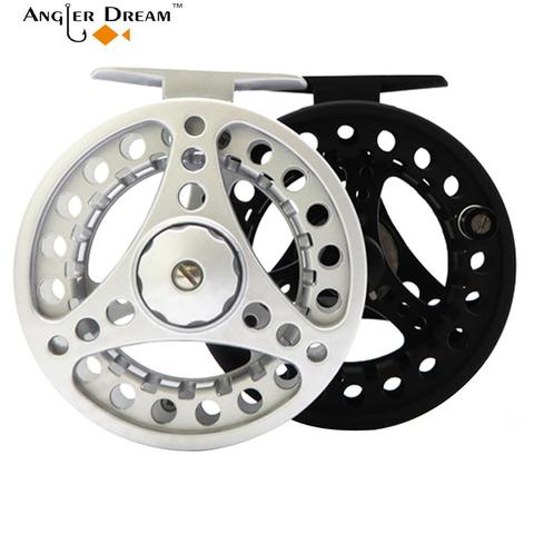 1/2 3/4 5/6 7/8WT Aluminum Fly Fishing Reel Black Adjustable Drag Large Arbor Right or Left-Handed Fly Reel ► Photo 1/6