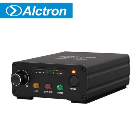 Alctron RD501 multifunction single channel microphone preamp for recording ,within phase switch,48V phantom power,low cut switch ► Photo 1/1