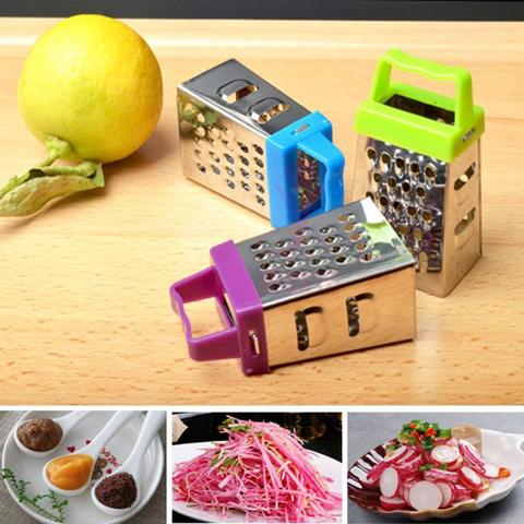 1PC Mini Four-Sided Grater Stainless Steel Planer Peel Cutter Fruit Ginger Garlic Grater Cooking Kitchen Gadget Cocina Cocina ► Photo 1/6