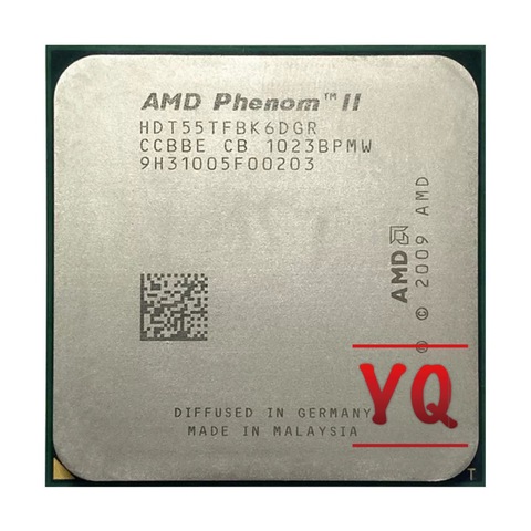 AMD Phenom II X6 1055T 1055 2.8G 125W Six-Core CPU processor HDT55TFBK6DGR Socket AM3 ► Photo 1/2