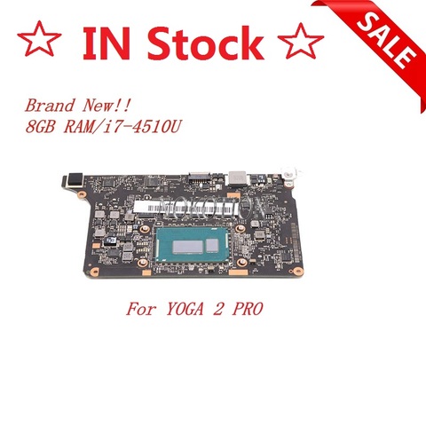 Nokotion NM-A074 for Lenovo Yoga 2 Pro Laptop Motherboard 5B20G38213 VIUU3 i7-4510U CPU 8GB RAM brand new ► Photo 1/6