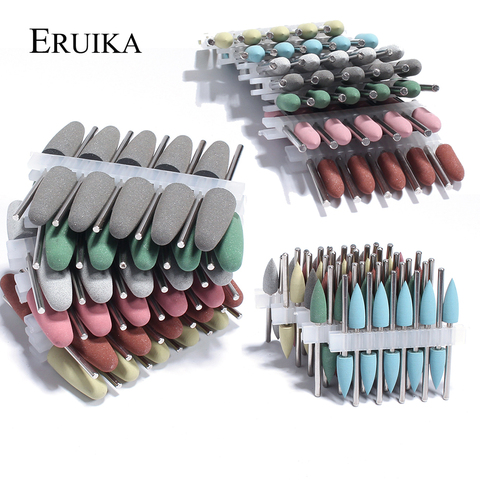 10pcs Silicone Nail Drill Bit Rubber Manicure Drills Electric Rotary Mills Cutter Cuticle Polishing Tools Nail Salon Accessories ► Photo 1/6