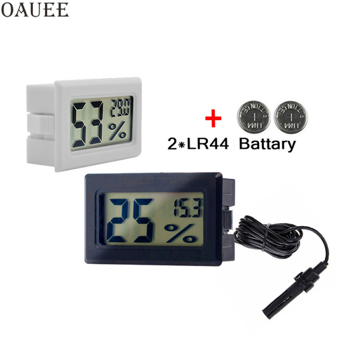 Mini Convenient Digital LCD Thermometer Sensor Hygrometer Gauge Refrigerator Aquarium Monitoring Display Humidity Detector ► Photo 1/6