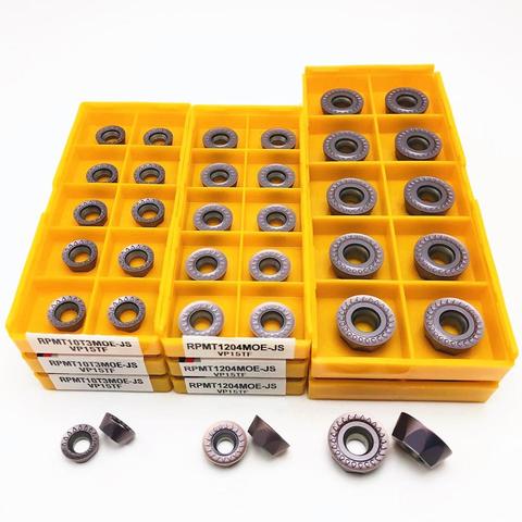 Lathe tool RPMT1204 RPMT1606 RPMT10T3MO E JS VP15TF high quality internal round carbide insert RPMT 1204CNC metal turning insert ► Photo 1/6