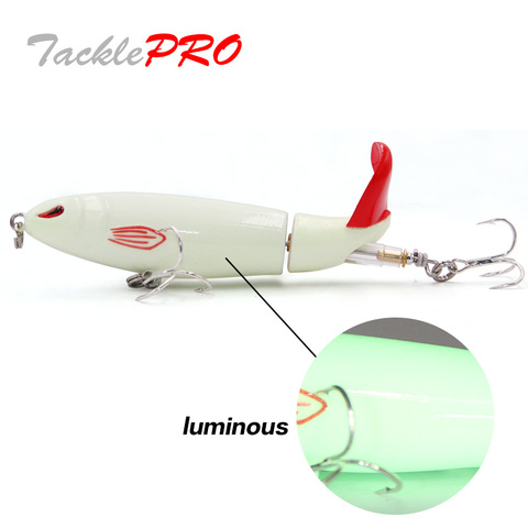 TacklePRO PE20 Whopper plopper  Floating  Fishing Lure Soft Rotating Tail 13g/90mm Hard Bait Topwater Fishing Gear Shone baits ► Photo 1/6