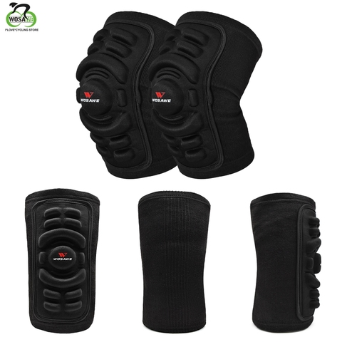 WOSAWE Elbow and Knee pads Mountain Bike Cycling Protection Set Dancing Knee Brace Support MTB Eblow Knee Protector ► Photo 1/6