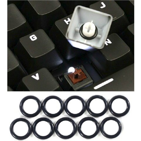 150pcs Keycaps O Ring Seal Switch Sound Dampeners For Cherry MX Keyboard Damper Replacement Noise Reduction Keyboard O-ring Seal ► Photo 1/4
