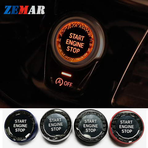 Crystal Engine Start Stop Switch Button For BMW E90 E60 E91 E92 E93 E84 E81 E87 E70 E53 E71 E83 E89 E82 E61 E63 E64 E65 E66 E67 ► Photo 1/6