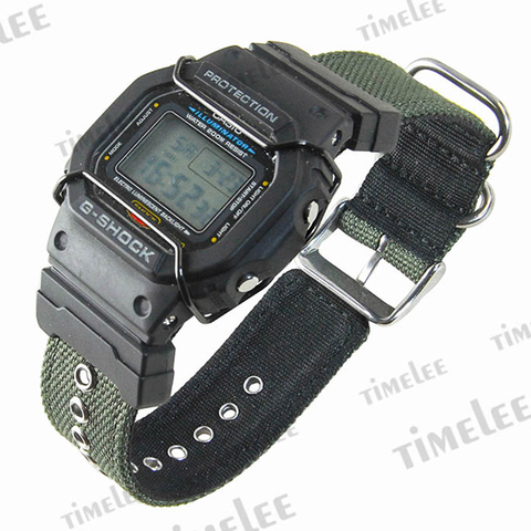 Set of terminals for  GLS/G/GW/GB/DW-5600/6900 + Canvas strap watchbands ► Photo 1/6