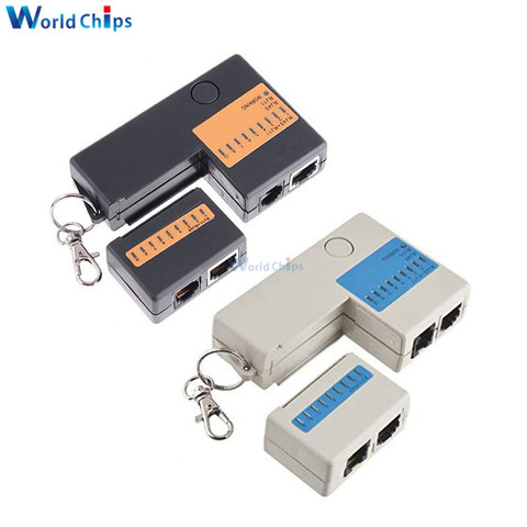 Portable Mini Network Cable Tester Tools RJ45 RJ11 RJ12 Network LAN Cable Tester With Key Chain ► Photo 1/6