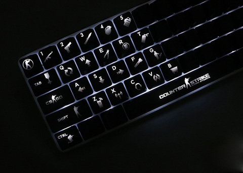 New 26 PCS ABS CSGO backlit  Keycaps set for gaming mechanical Keyboard shine through keycap ► Photo 1/6