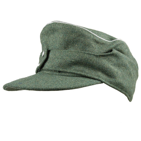 WWII WW2 GERMAN WH OFFICER M43 PANZER WOOL FIELD CAP HAT ► Photo 1/6