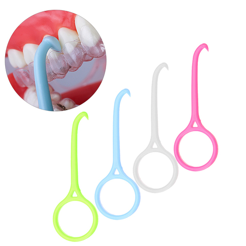 1/6PCS Plastic Hook Dental Removal Tool Nice Orthodontic Aligner Remove Invisible Removable Braces Clear Aligner Oral Care ► Photo 1/6