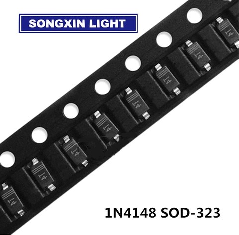 200PCS 1N4148 1N4148WS T4 1N4148W SMD 0805 SOD-323 IN4148 0805 SOD323 Switching Diode new and original ► Photo 1/2