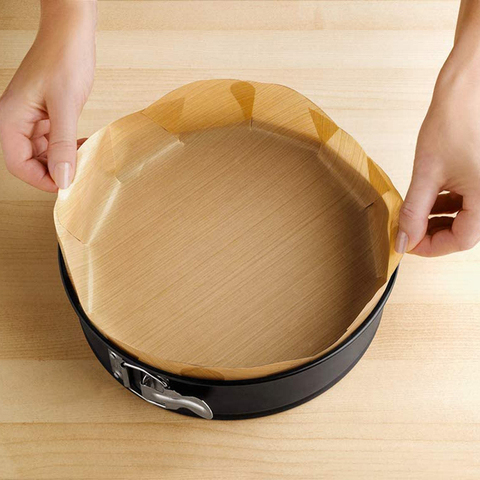 Cake Mat Baking Tools Mold Cake Tin Liner Non stick Baking Pan Sheet Khaki Round Cake Mats Household Tool ► Photo 1/6
