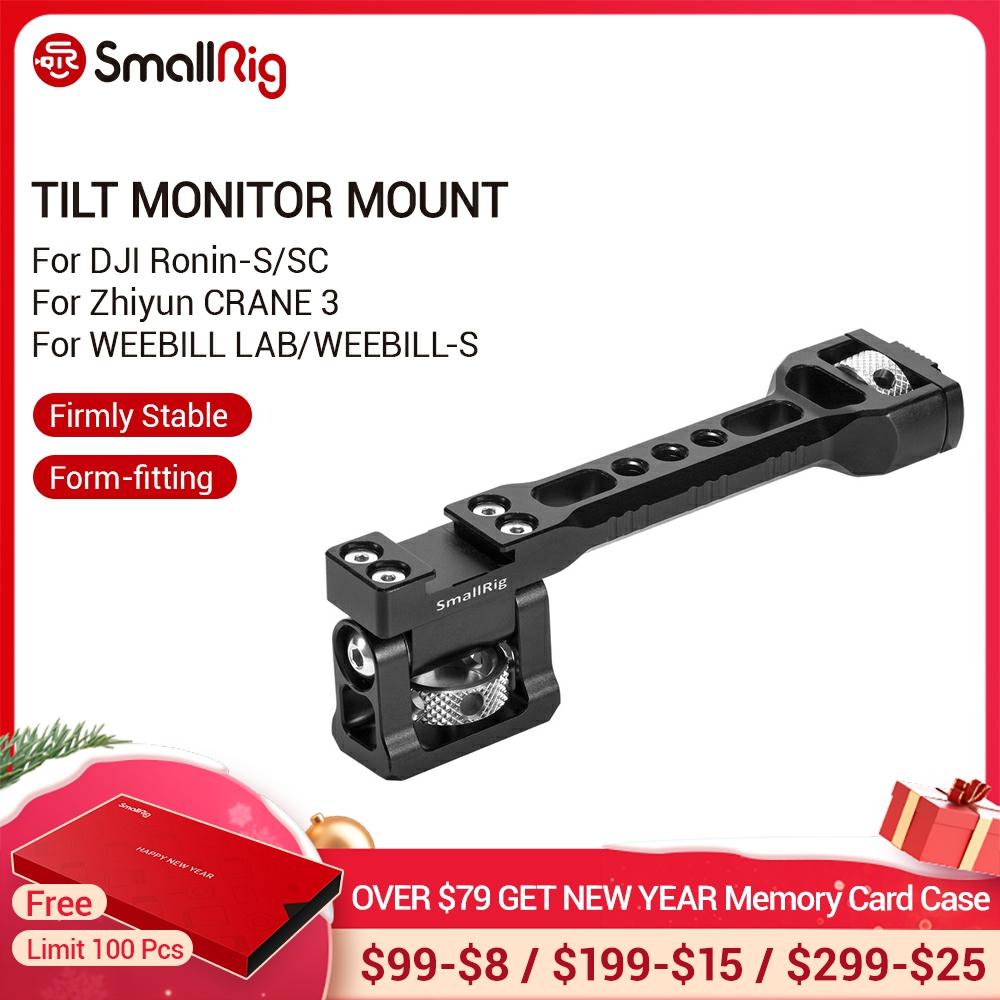 SmallRig Adjustable Tilt 180 Degree Monitor Mount for DJI Ronin-S/Ronin-SC/Zhiyun Crane 3/ Weebill Lab Screen EVF Mount -2386 ► Photo 1/6