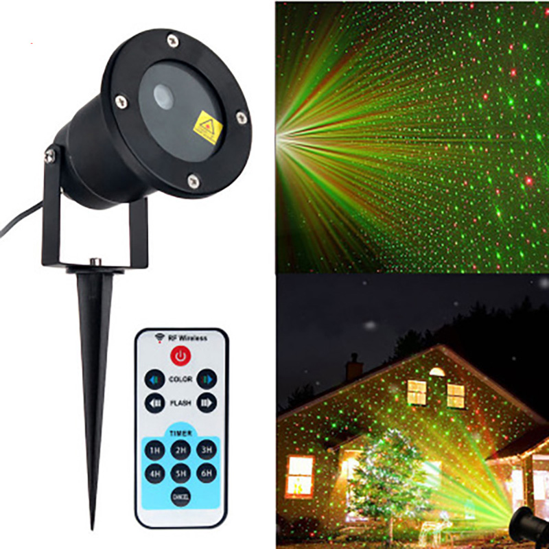 LED Party Disco Landscape Lighting Laser Lights Projector In/Outdoor Decorative 