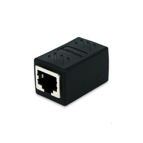 OULLX RJ45 Female To Female Port Network Ethernet LAN Splitter Connector Transfer Head RJ45 Adapter Coupler CAT5 CAT6 Sockt ► Photo 1/6