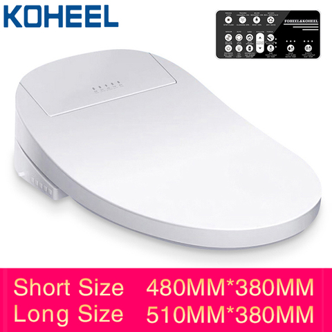 FOHEEL Smart Bidet Electric Bidet Cover Heated Toilet Seat Led Light Wc Smart Toilet Seat Lid Intelligent Toilet Seat ► Photo 1/6