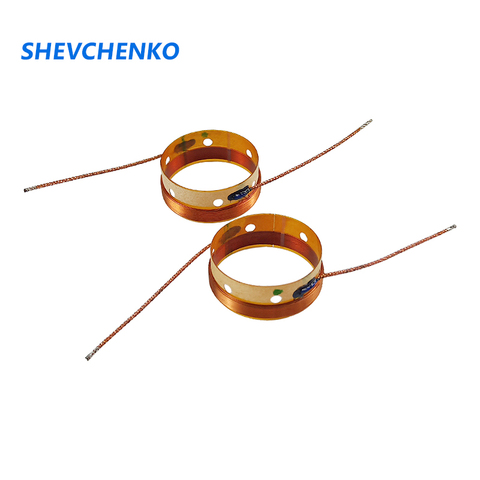 SHEVCHENKO 19.43mm Tweeter Voice Coil 4Ohm 30W 4-Layer Silver Line Treble Speaker Voice Coil Repair Tweeter Speaker Accessories ► Photo 1/6