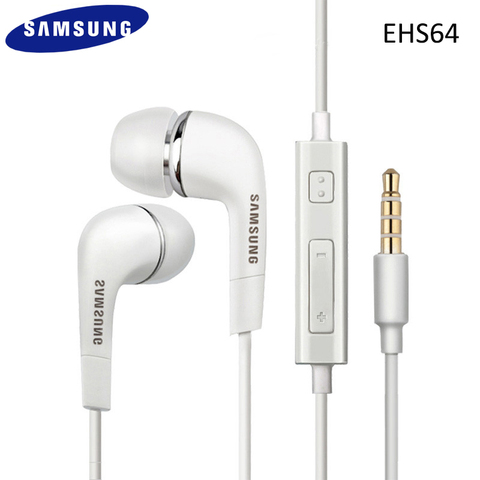 Original Samsung 3.5mm In-ear Earphone EHS64 headsets With Microphone Wired Controller For Galaxy S7 S8 S9 S10 plus note 3 4 5 8 ► Photo 1/6