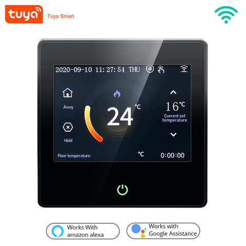 WiFi Smart Thermostat LED Touch Screen Heating Temperature Controller Work for Electric Floor Heating Water/Gas Boiler ► Photo 1/6