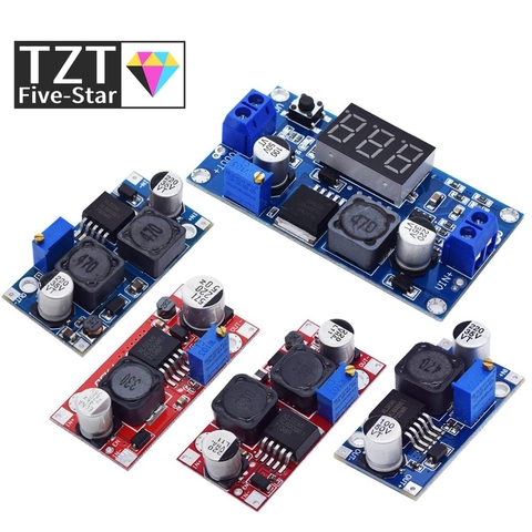 TZT   Boost Buck DC-DC Adjustable Step Up Down Converter XL6009 Power Supply Module 20W 5-32V to 1.2-35V ► Photo 1/6