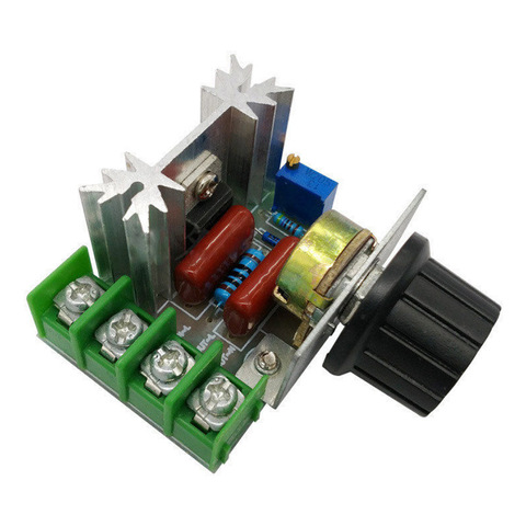 1pc Speed Controller AC 50-220V 25A 2000W Motor Controller SCR High-power Electronic Voltage Regulator Module Motor LED Dimmers ► Photo 1/3