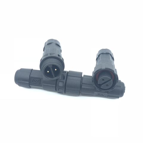 Male Female Plugs M16 Assembled Waterproof Electrical Cable  Connector Plug Socket Connectors  2 3 4 5 6 7 8 9 10 12 Pins IP68 ► Photo 1/6