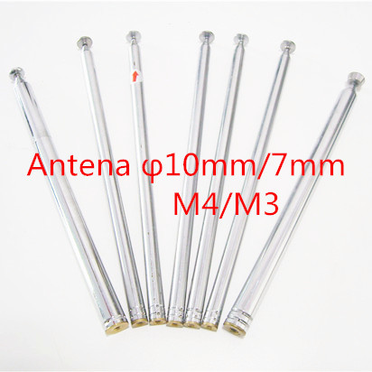 7MM 10MM Remote control rod antenna Tranmitter Telescopic antennas R/C Spare parts for Models Toys Car Boat Helicopter Airplane ► Photo 1/6