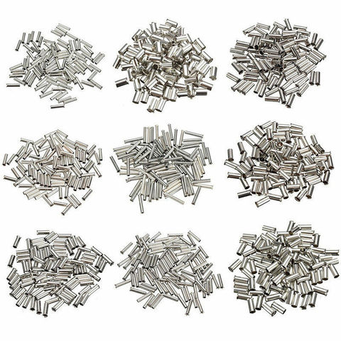 100pcs Tin-coated Copper Material Uninsulated Terminal 0.5mm2-16.0mm2 Bootlace Ferrules Cord End Electrical Cable Crimp Connecto ► Photo 1/6