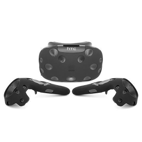 Soft Anti-sweat Silicone Controller Cover for HTC Vive Headset VR Glasses Protective Helmet Shockproof Shell Game Accessories ► Photo 1/6