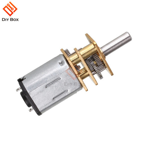 NEW N20 Mini Metal Gear Motor 100RPM 300RPM 600RPM Micro Speed Reduction Gear Motor DC 3V 6V 12V Metal Gear Motor ► Photo 1/6