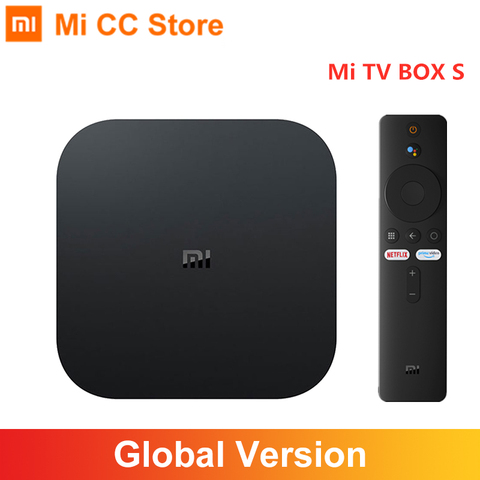 Original Global Version Xiaomi Mi Box S Android 9.0 4K HDR Quad Core Smart TV Box 2GB 8GB HDMI2.0a 2.4GHz/5GHz WiFi Mali-450 ► Photo 1/6