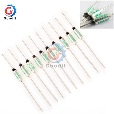 10PCS SF129E SEFUSE Cutoffs NEC Thermal Fuse 133 Celsius 133 Degree 10A 250V CF ► Photo 1/6