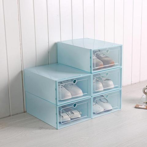 Transparent Shoes Drawer Case Stackable Sundries Storage Box Rack Organizer ► Photo 1/6